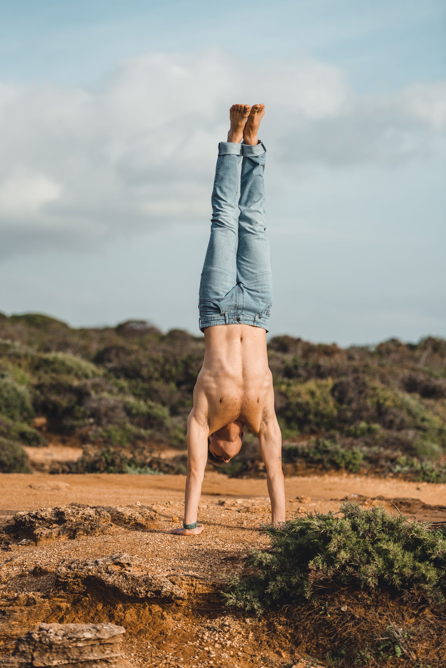 Vaqueros desgastados