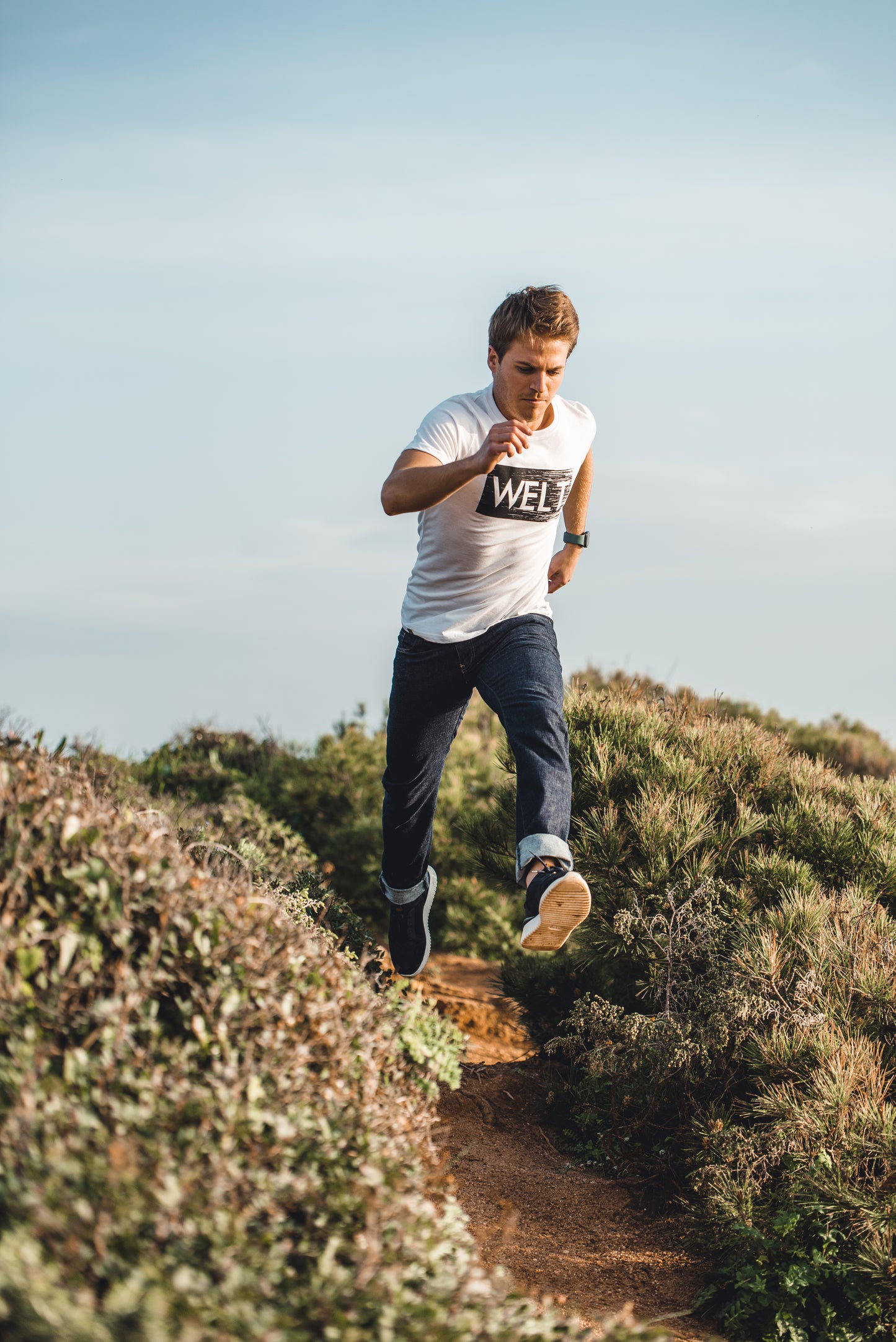 Camiseta blanca reciclada