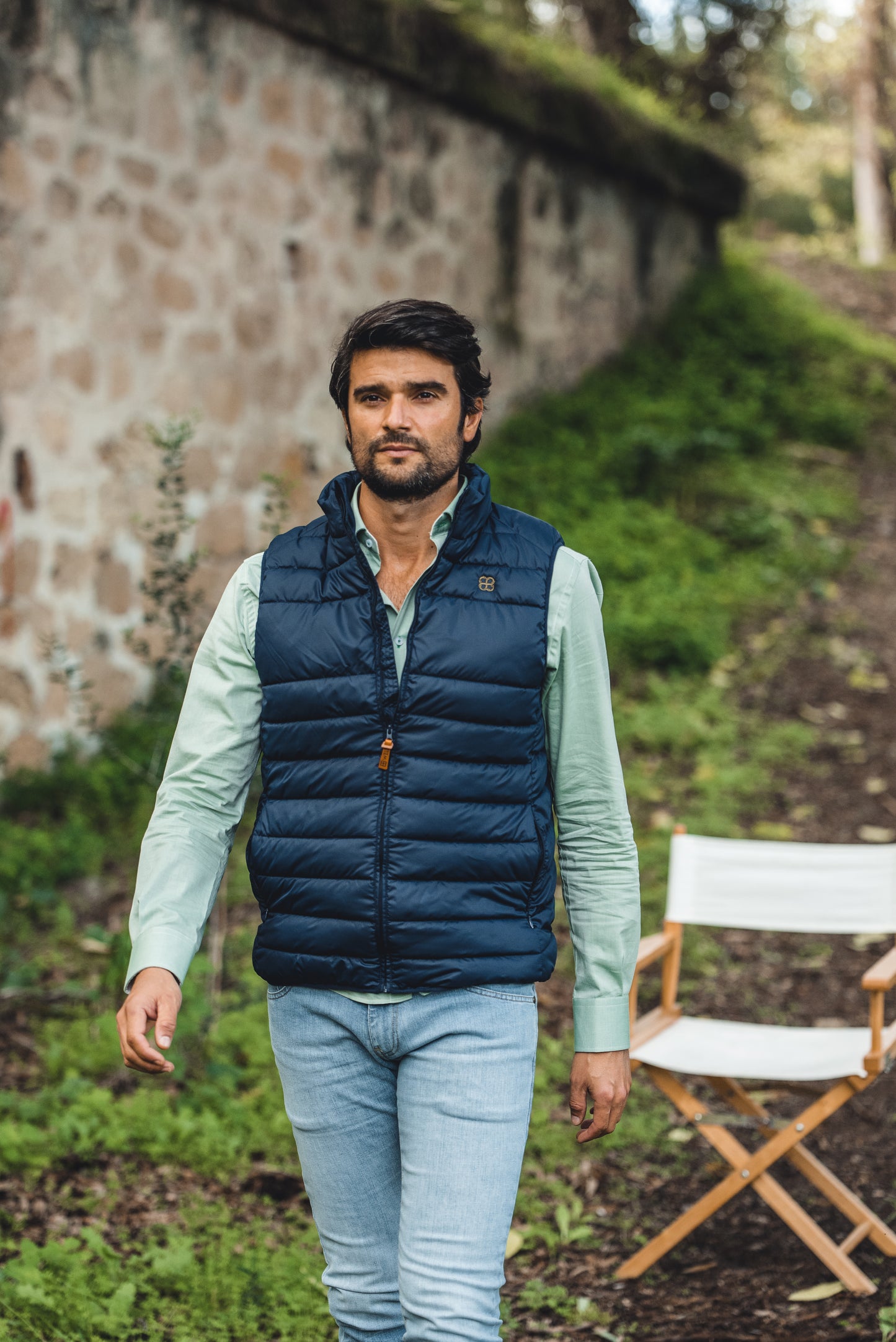 Chaleco acolchado reciclado