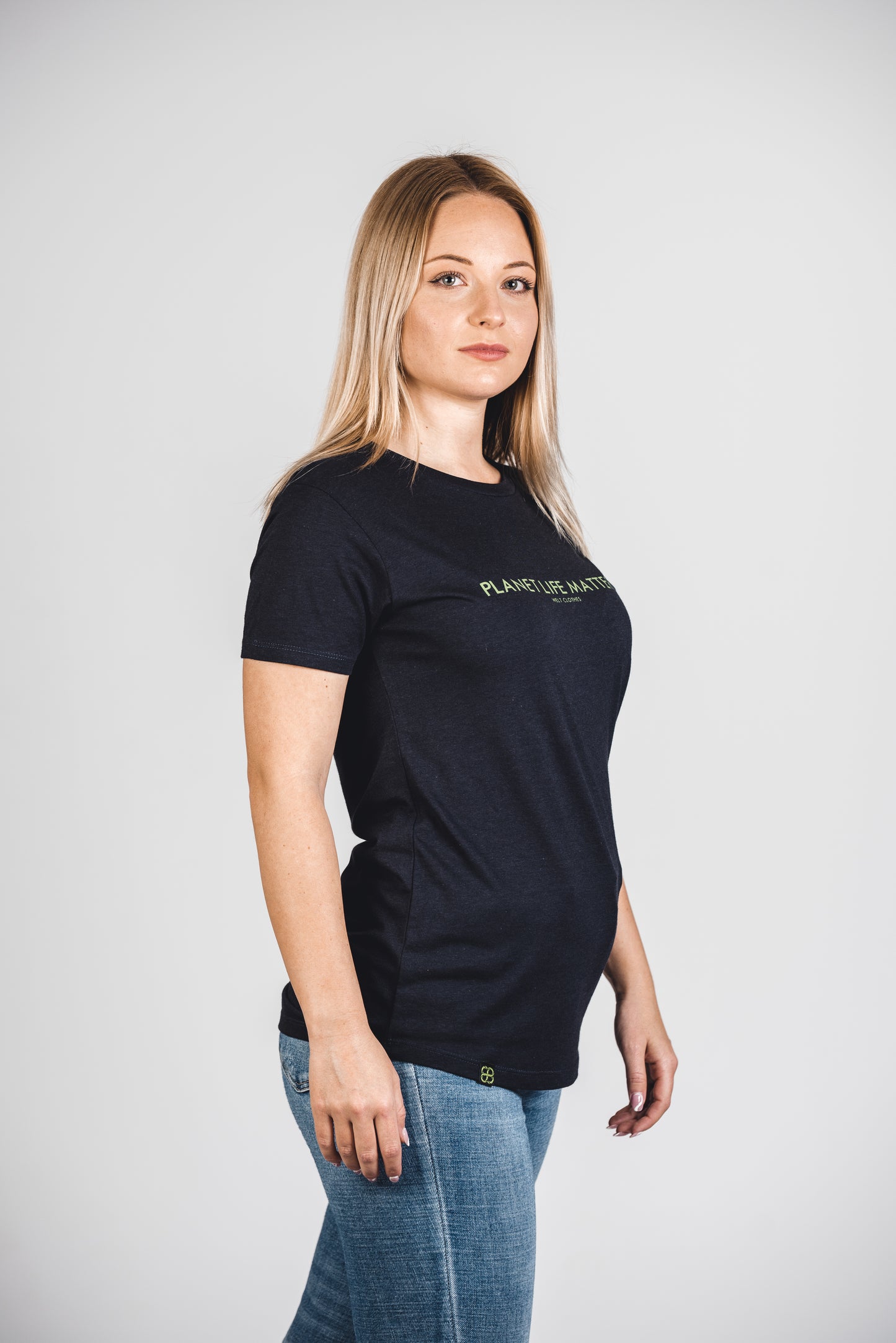 Camiseta suave azul marino