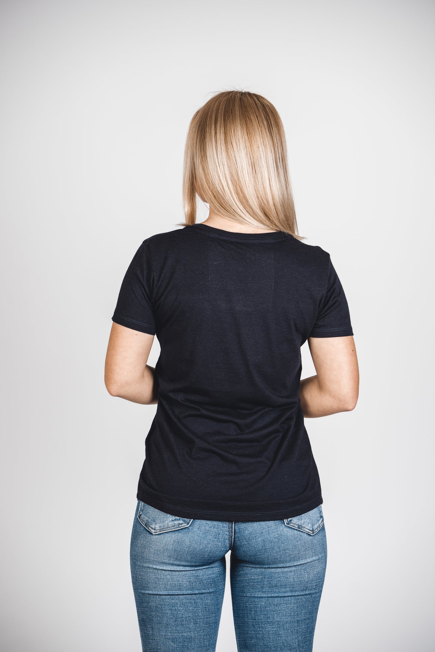 Camiseta suave azul marino