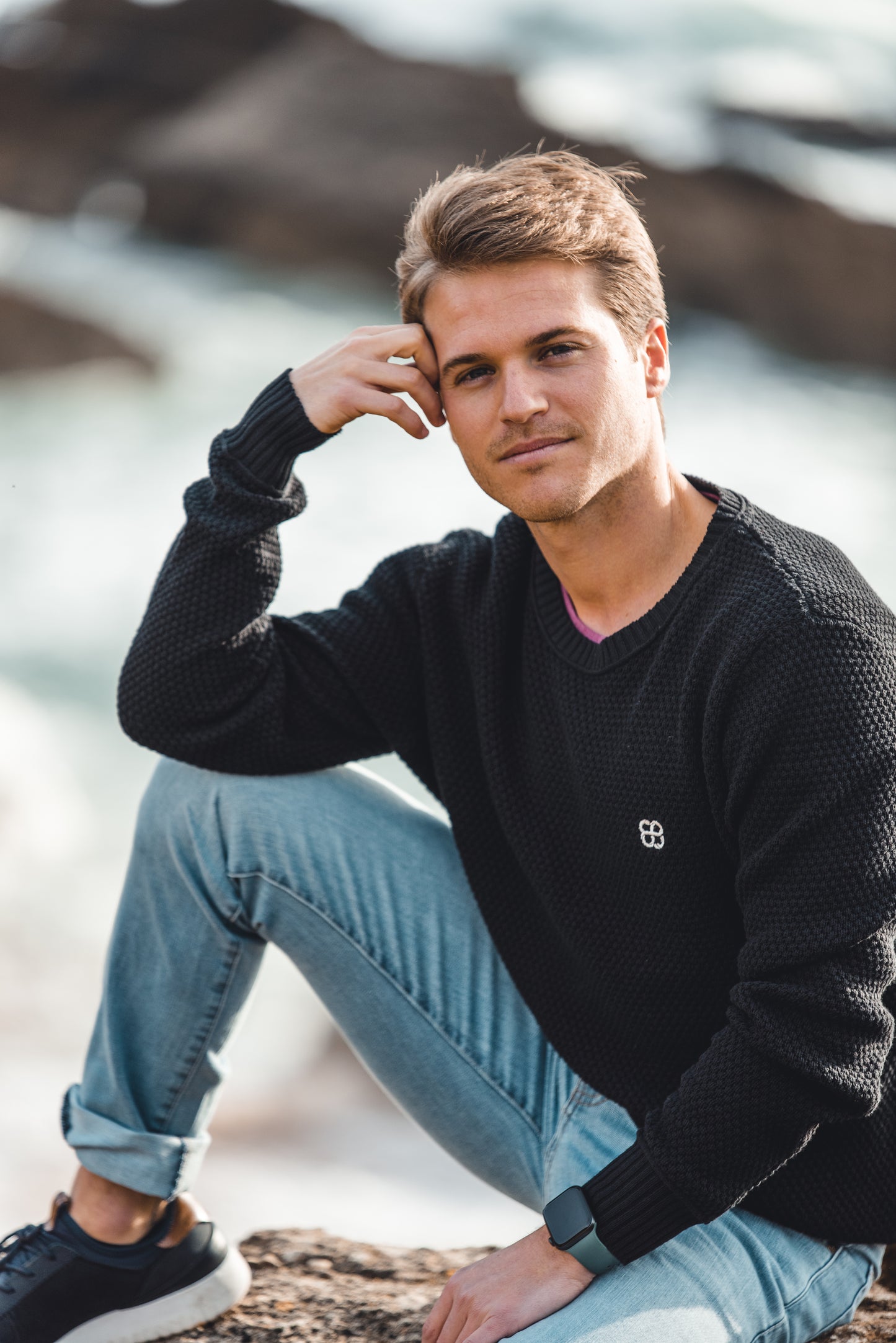 Jersey negro reciclado